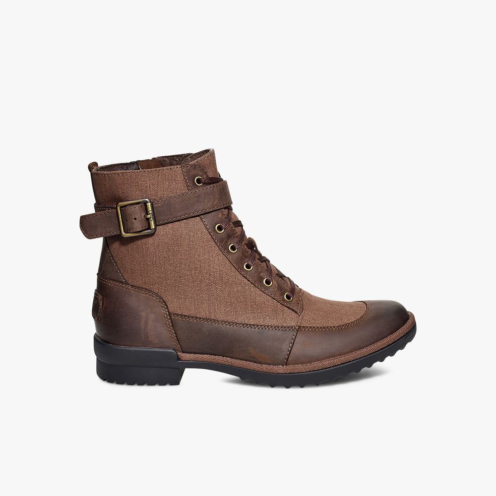 Bottes Classic UGG Tulane Femme Chocolat Soldes 774VMQEP